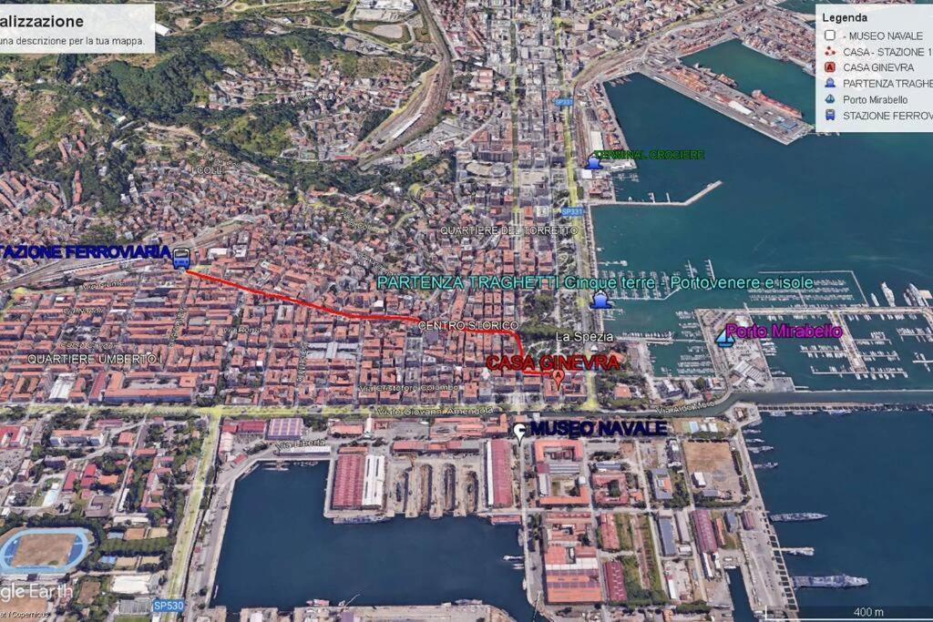 Apartmán Casa Ginevra La Spezia Exteriér fotografie